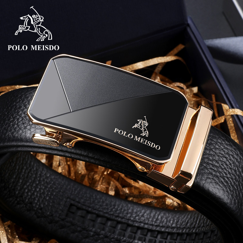 正品保罗皮带男真皮2024新款男士腰带奢侈品牌高档商务年轻人裤带