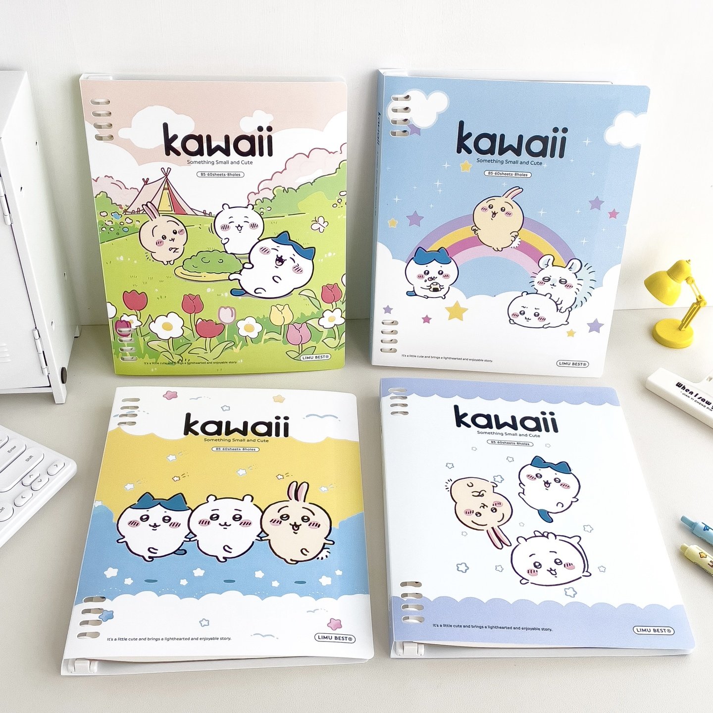 可爱卡通大号B5活页笔记本可爱A5可拆卸不咯手学生专用横线记事本