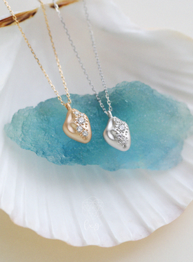 《Per Aspera Ad Astra》特殊闪沙工艺立体陨石许愿星925纯银项链