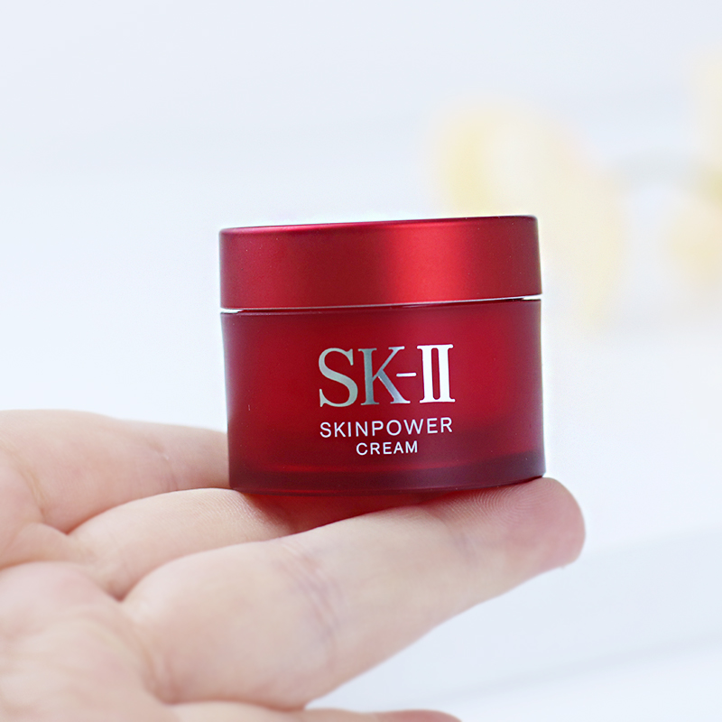 国柜小样新版SK-II/SKII/sk2大红瓶面霜RNA肌源修护精华霜15g紧