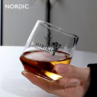 北欧极简！HIBIKI響威士忌杯 限定洋酒杯 中古杯vintage杯子手作