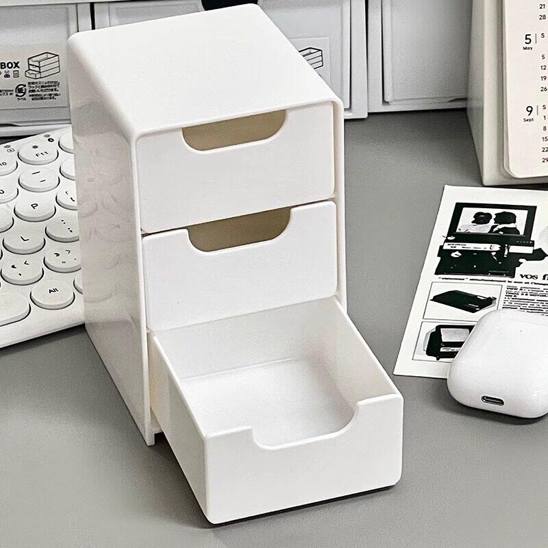 迷你桌面小型储物盒家具办公整理神器首饰口红抽屉式化妆品收纳