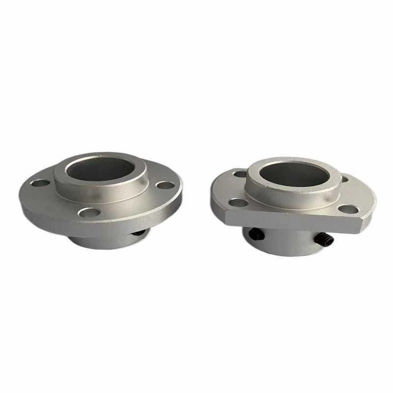 光轴支撑座导向轴支座顶丝型嵌入型轴支座STHIRB16中间法兰固定座