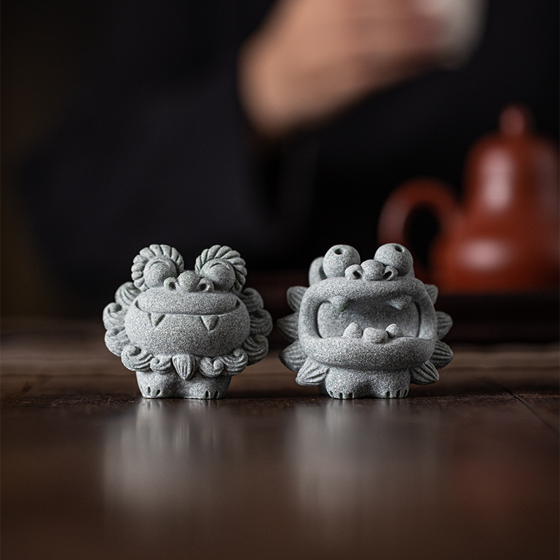 桌面摆件小狮子可爱卡通鱼缸造景