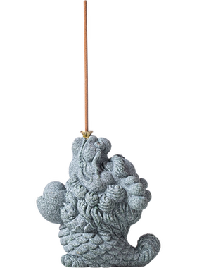 青砂石线香插新中式桌面钱龙送宝