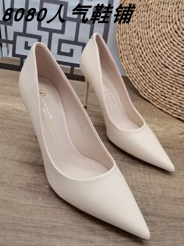 9公分细跟新款工作鞋面试黑色上班鞋职业礼仪工鞋百搭高跟鞋女