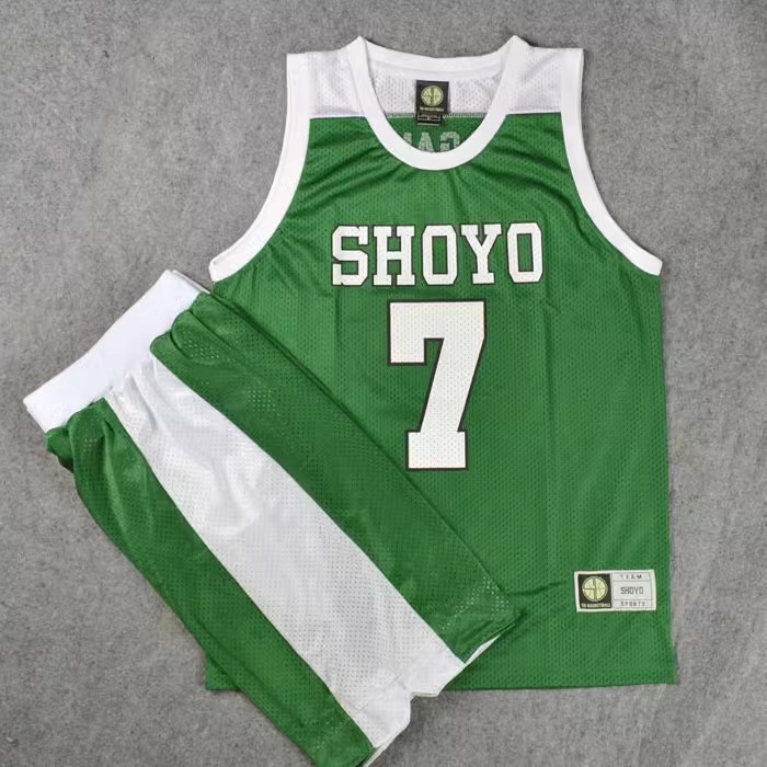 SD灌篮高手训练服队服翔阳7号永野满篮球服篮球衣套装队服定制