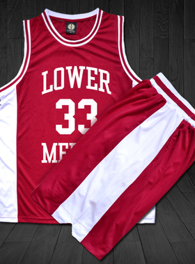 LOWER MERION科比高中男女篮球服套装篮球衣训练服队服订做定制
