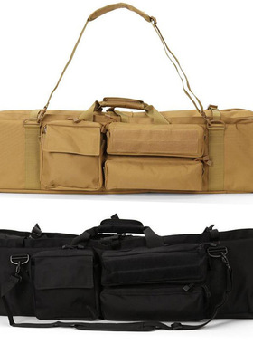 M249双手提斜跨多功能枪包 CS装备专用包 战术多功能枪包