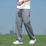 风休闲裤夏季新款男长裤大码百搭直筒裤拖地裤子8263-P50，男装休闲裤，电商A016