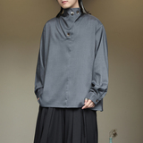 风外套春夏棉麻汉服唐装中式大码T恤纯色长袖衬衫男1192-P65，男装T恤，电商A016