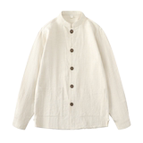 平铺风苎麻外套男士春唐装棉麻长袖衬衫西服DSA016-1176-P85，男装西服，电商A016