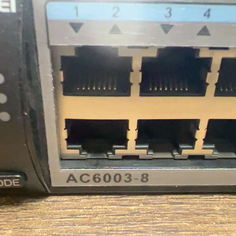 议价华为AC6003-8无线接入控制器，8口千兆电口，2018年