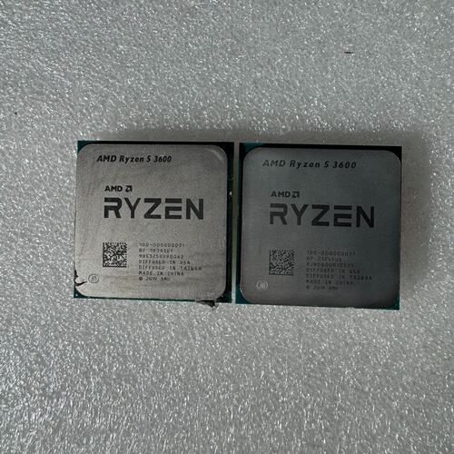 议价AMD Ryzen 5 3600处理器，拆机件，六核十二线程