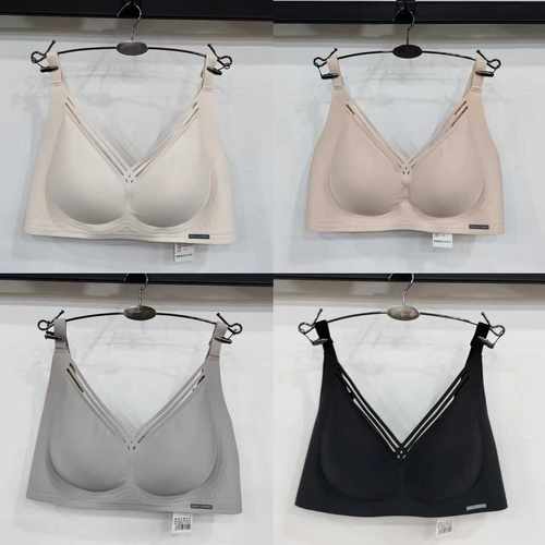 轻薄透气聚拢无痕裸感软支撑文胸