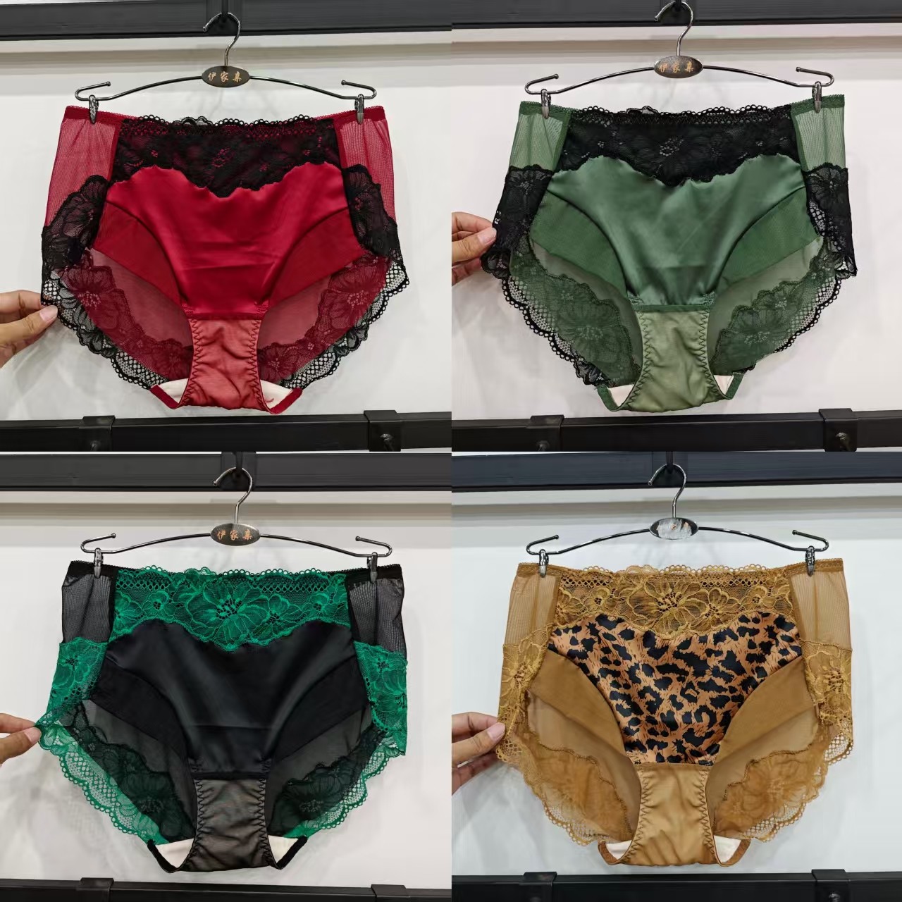 加宽侧收五排扣B杯聚拢3306文胸配套内裤女士中腰蕾丝网纱三角裤,女士内衣/男士内衣/家居服,女三角裤,淘宝优惠券,粉丝福利购,淘宝优惠卷