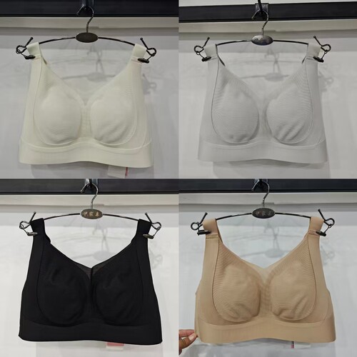 加高侧收副乳无钢圈无痕文胸