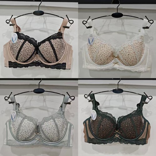 轻薄蕾丝软钢圈聚拢收副乳文胸
