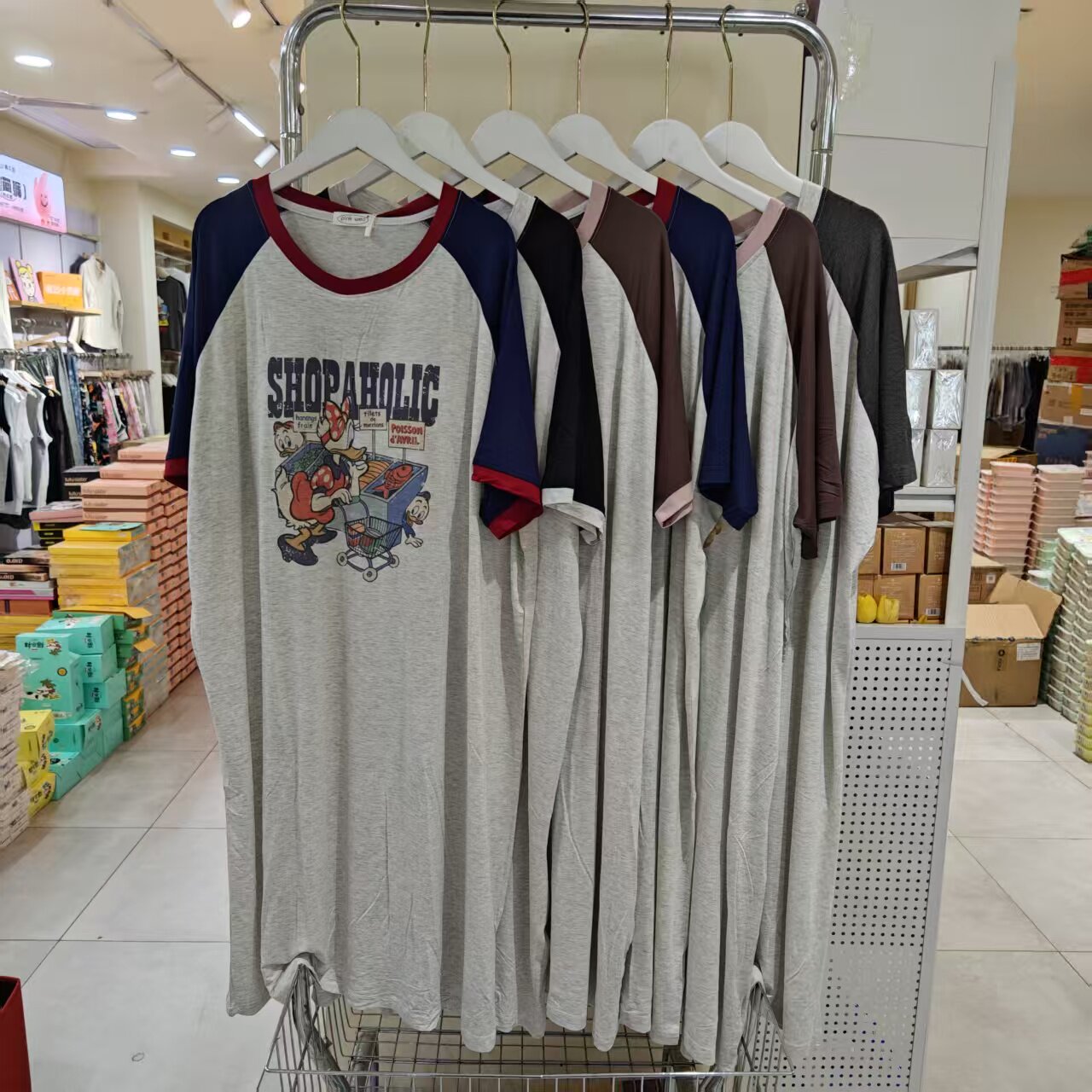 夏季短袖胸垫可拆睡裙可外穿