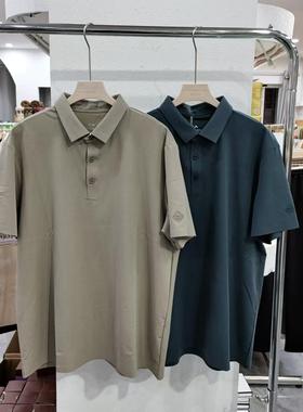 新款男士翻领短袖T恤polo衫商务休闲百搭上衣打底衫体恤衫夏25323