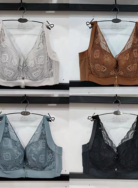 薄款大胸显小文胸9078女C杯防下垂调整型聚拢收副乳矫正侧收内衣