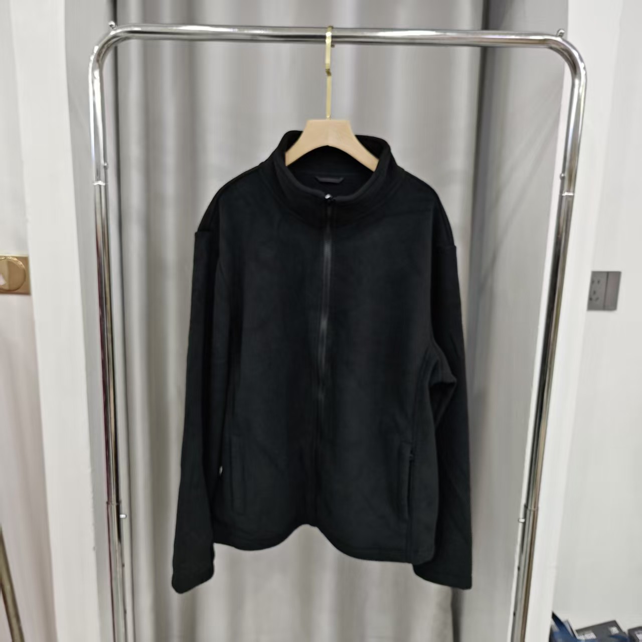 情侣加绒加厚保暖外套摇粒绒内胆