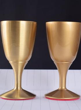 铜酒杯供水杯纯家用佛前高脚供杯