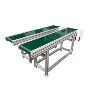 定制输送机传送带移动打包专用流水线PVC传送机小型爬坡输送带工|