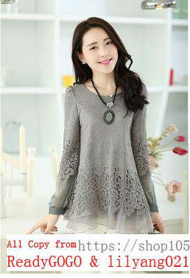 Ladies Fashion Chiffon Dress Women Blouse Shirts Dresses femalein the Women's clothing/Boutique , Lace shirt/Chiffon shirt  category - from Buy2taobao.com to provide professional Taobao agent buy service