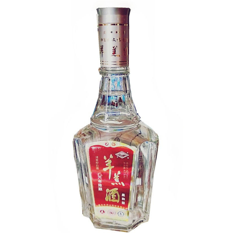 国产白酒 山西孝义六年纯粮羊羔酒 清香型 475ml 39度