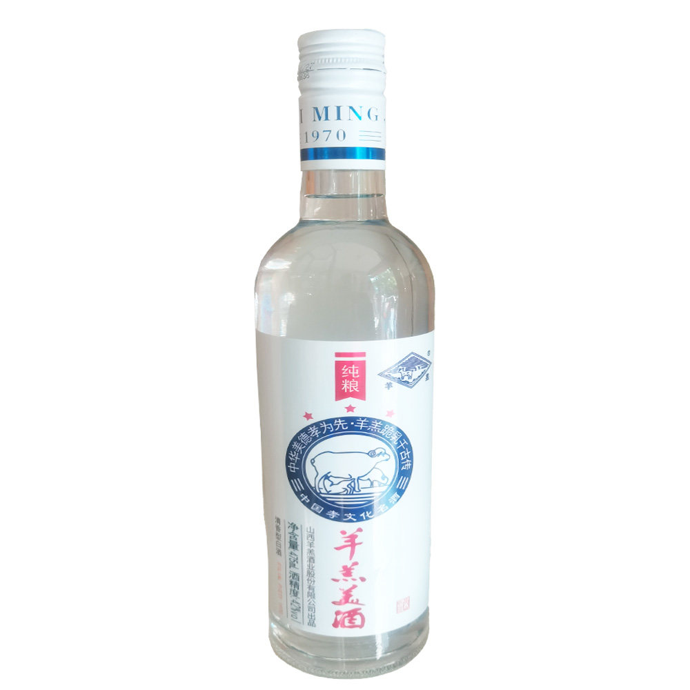 羊羔三星清香白酒42度475ml固态