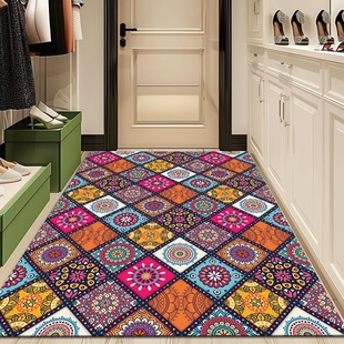 入户门地垫进门防滑脚垫硅藻泥家用卫生间门垫大门口垫子玄关地毯