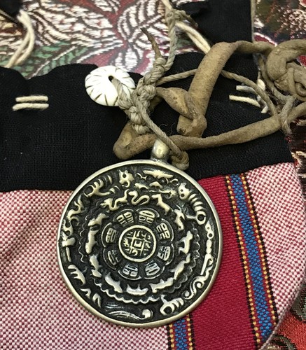 清代 头模 莲师 九宫牌 九宫八卦牌 利玛铜 斯巴霍