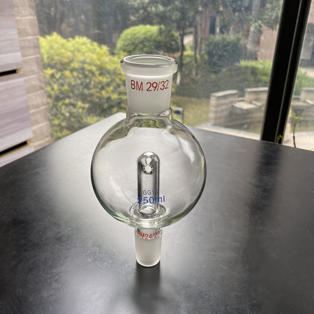 100ml防溅球厚壁250ml24/29可定制缓冲球旋蒸防爆球实验玻璃器皿