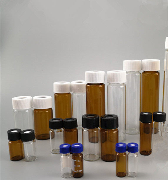 20/40/60ml透明棕色玻璃螺口顶空进样样品瓶液相吹扫捕/集琥珀色