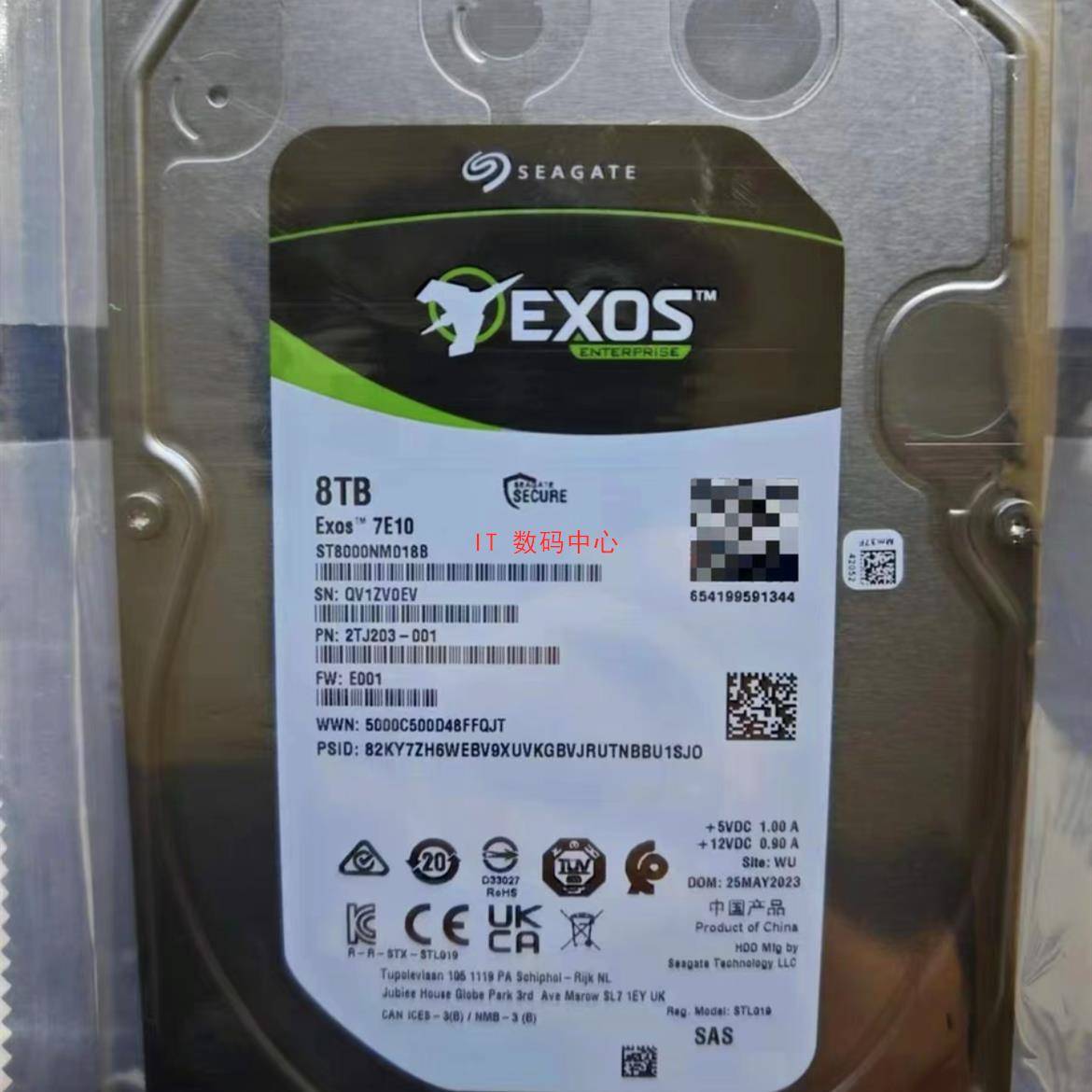 希捷 EXOS 7E10 8TB ST8000NM018B 2T