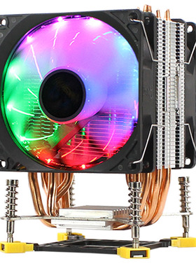 6热管CPU散热器1151风冷CPU风扇2011超静音1155台式机电脑主机775