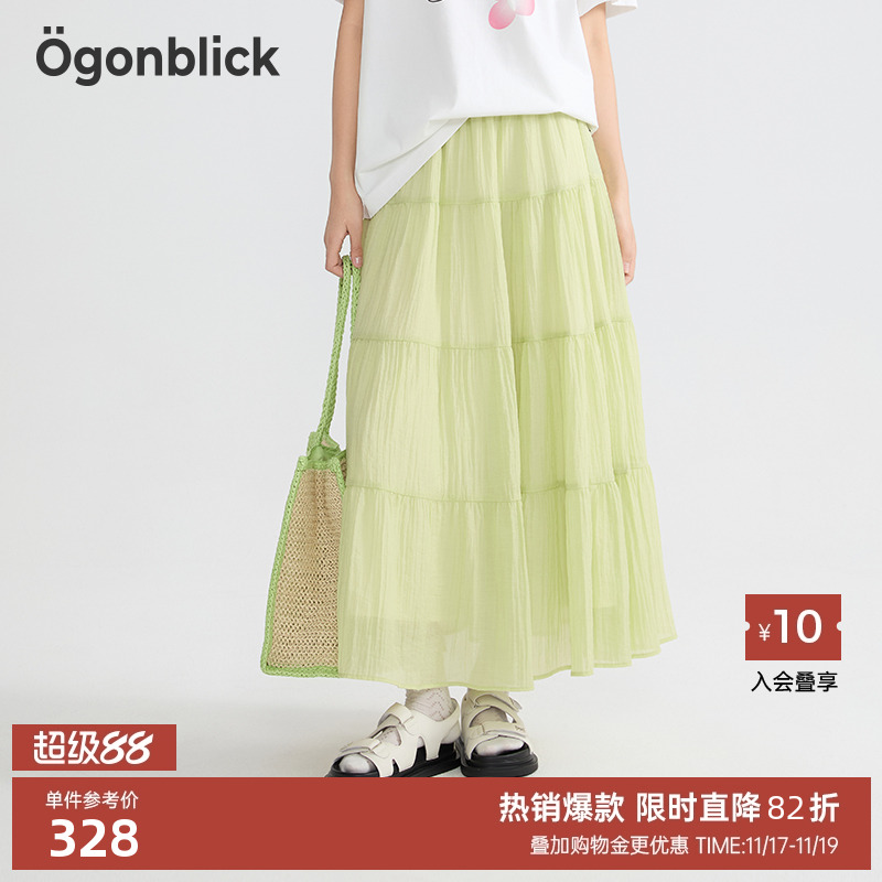 气质淑女简约半身裙百搭蛋糕裙