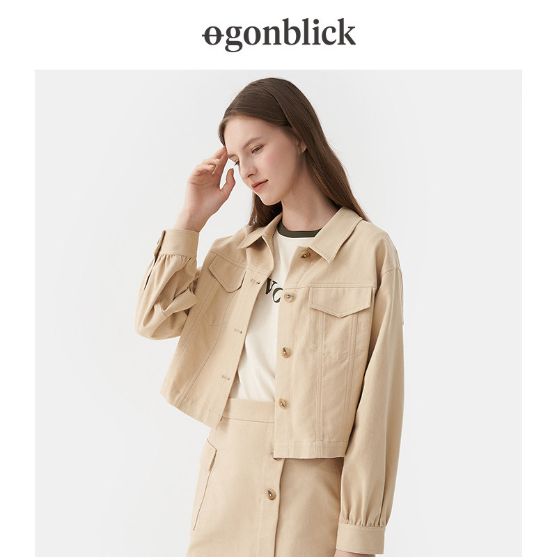 北欧时刻短外套女2021秋季新款小个子半身裙短裙