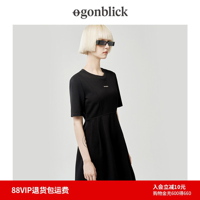 北欧时刻连衣裙女设计感小众