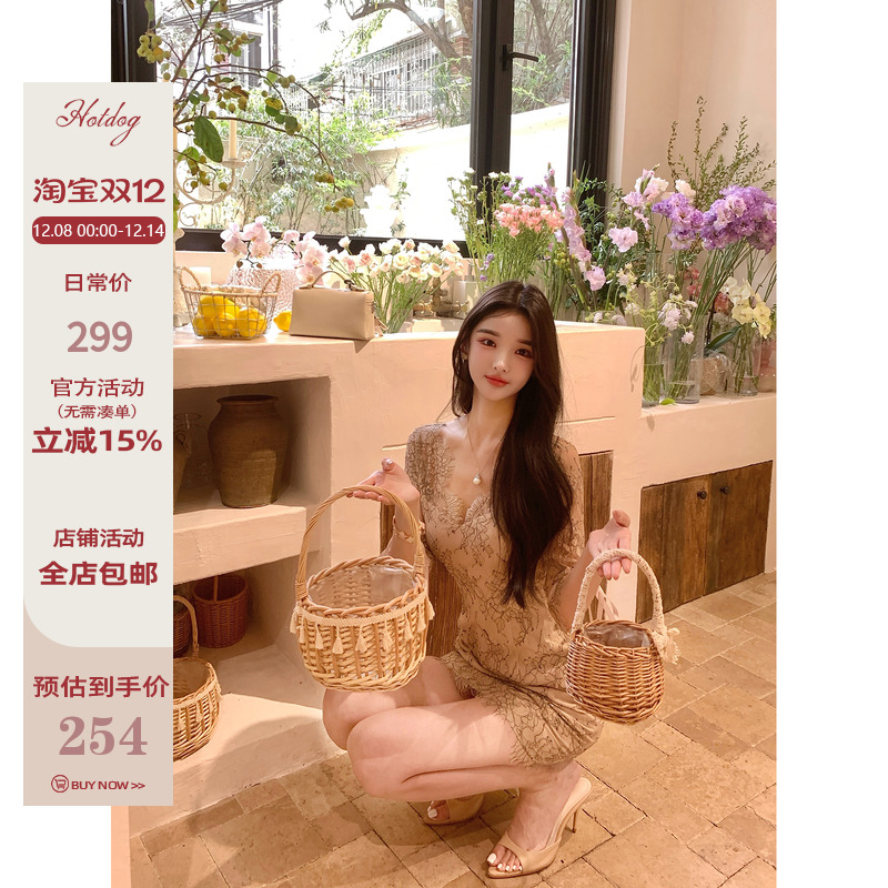 Hotdog热狗很辣连衣裙女