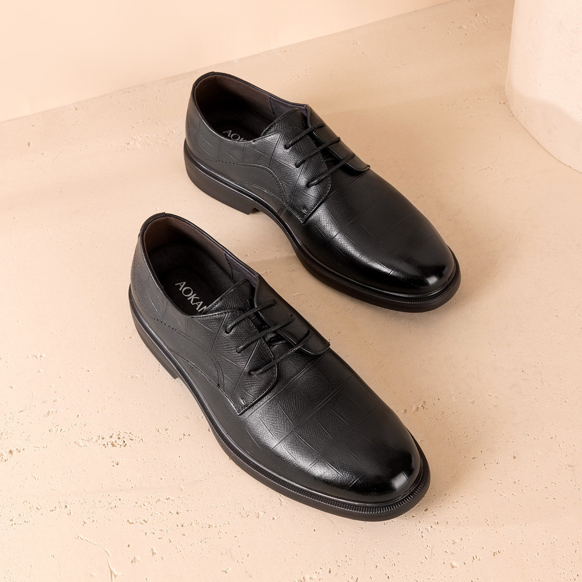 【绅士正装】奥康秋新款商务正装皮鞋休闲真皮系带软底舒适德比鞋,流行男鞋,休闲皮鞋,淘宝优惠券,粉丝福利购,淘宝优惠卷
