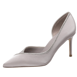 奥康女鞋 秋季新款晚宴高跟鞋真皮优雅尖头细跟女士时装单鞋