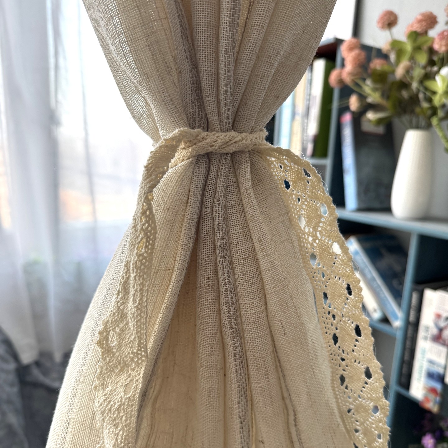 棉线编织蕾丝花边绑带复古窗帘绑带麻绳系带北欧风装饰绑带=,居家布艺,窗帘绑带,淘宝优惠券,粉丝福利购,淘宝优惠卷