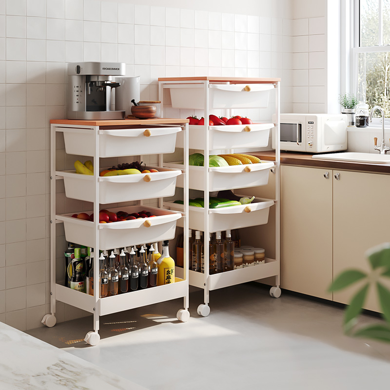 格美居厨房5层抽屉果蔬置物架