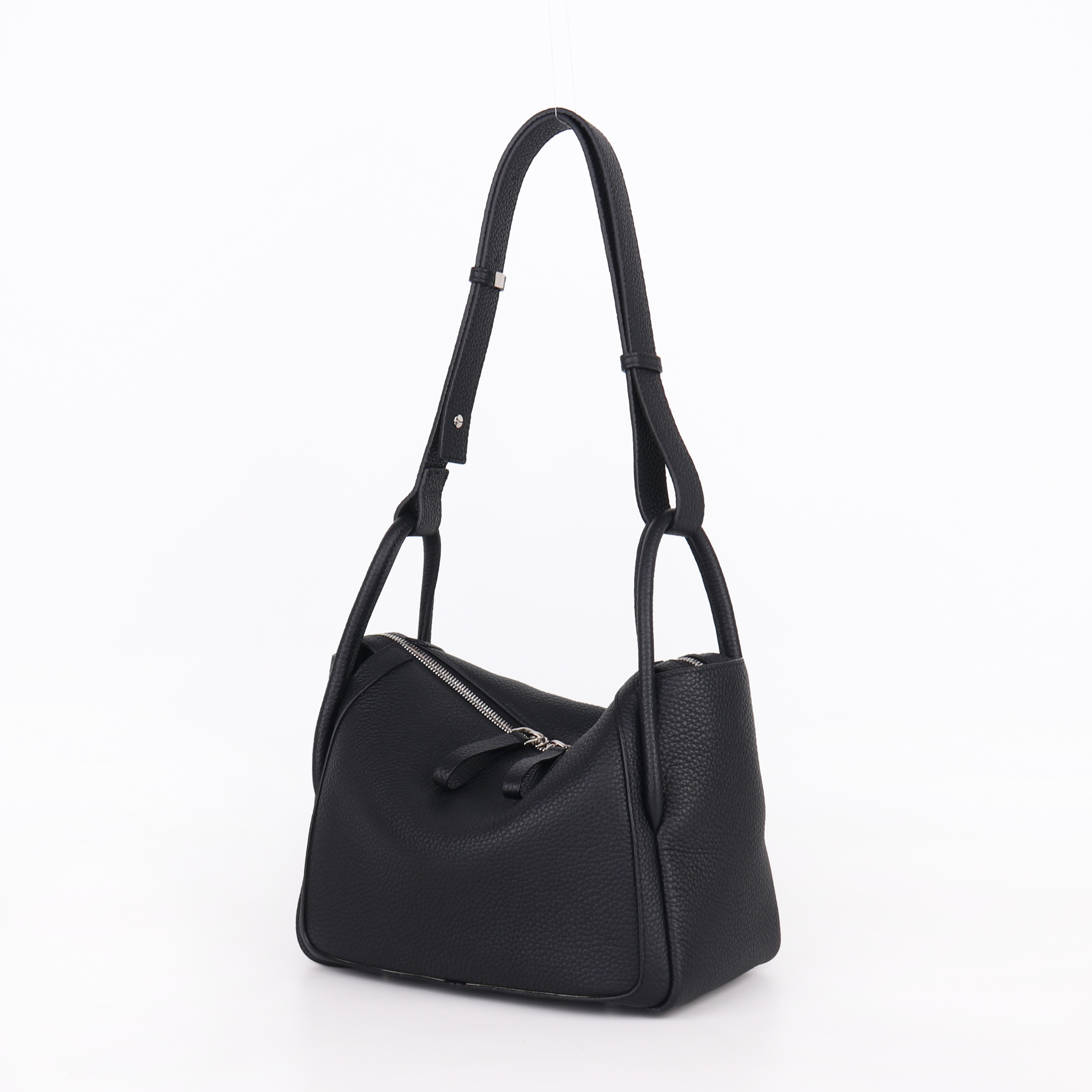 Din新款头层牛皮小众设计女包