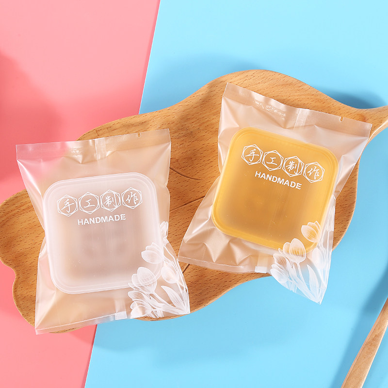 加厚80克蛋黄酥包装袋75克郁金香花月饼包装袋磨砂哑光饼干袋