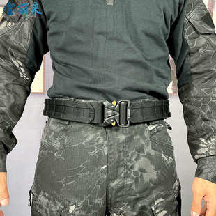 4.3CM工装户外浪人战术腰带功能molle尼龙浪人腰带内外腰带套装