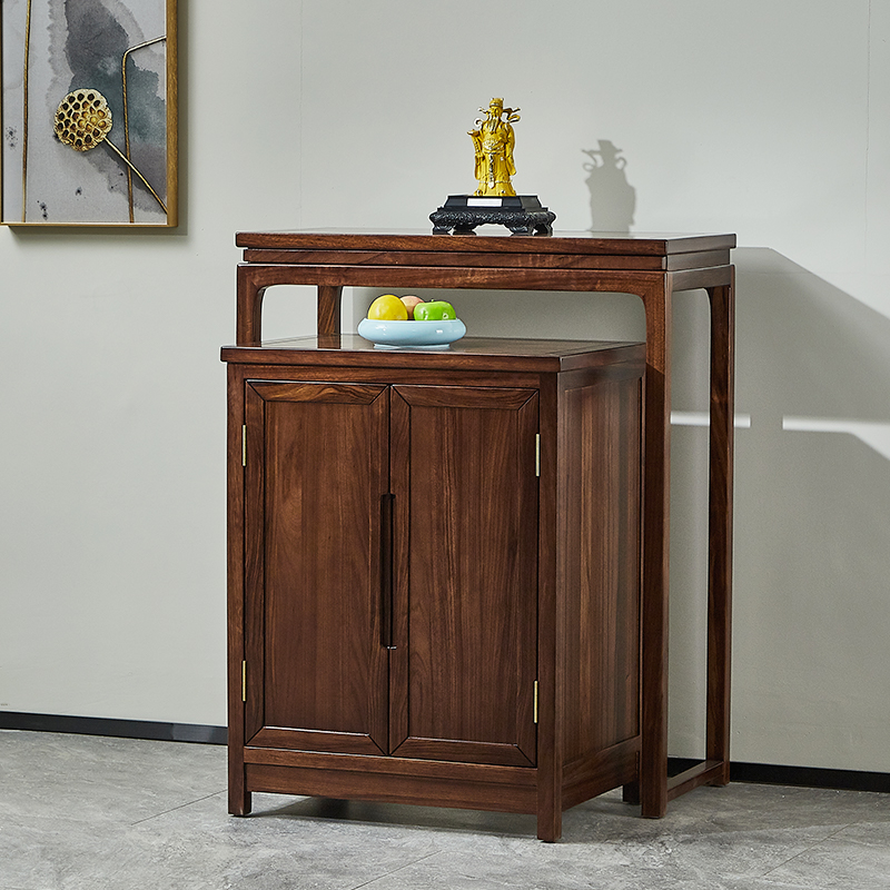 宏海供桌财神供桌乌金木