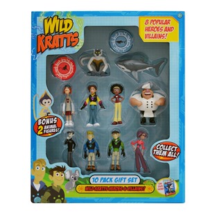 动物兄弟马丁克里斯角色超能力变身手办人偶模型盒装送礼生日玩具